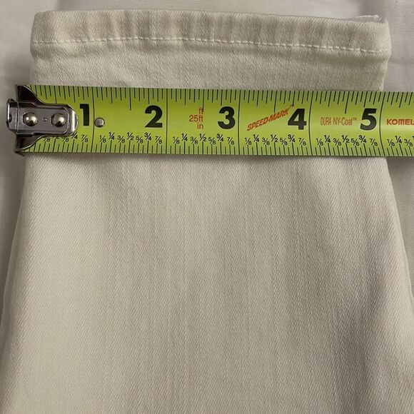 L'Agence Margot Jeans Womens 27 Vintage White High Rise Skinny Velvet Stripe - Picture 9 of 14